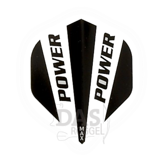 Image de Ailettes Power Max PX105 Model Standard Solid Noir-Blanc