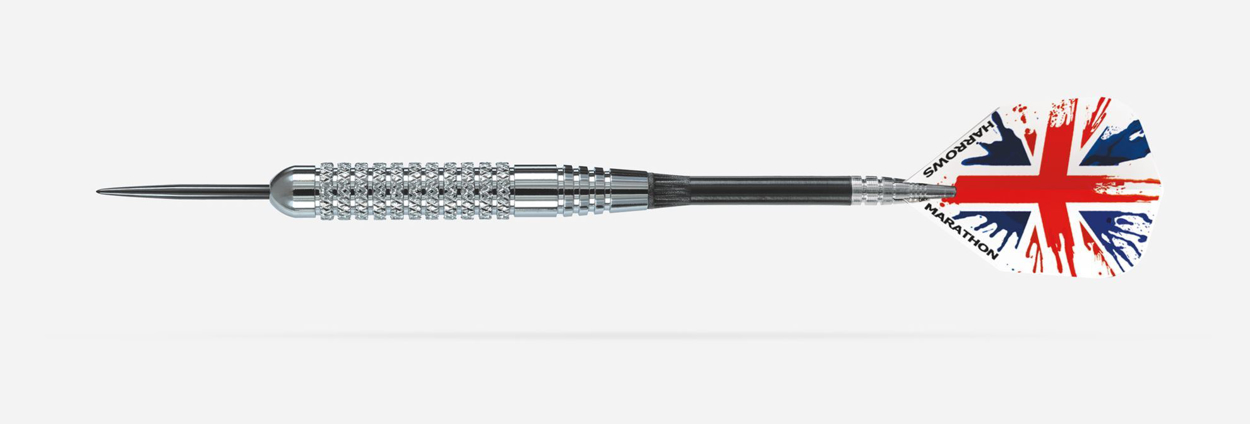 silver arrow knurled