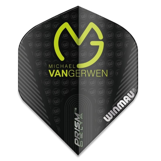 Winmau MVG Mega Standard  Flight Black & Green