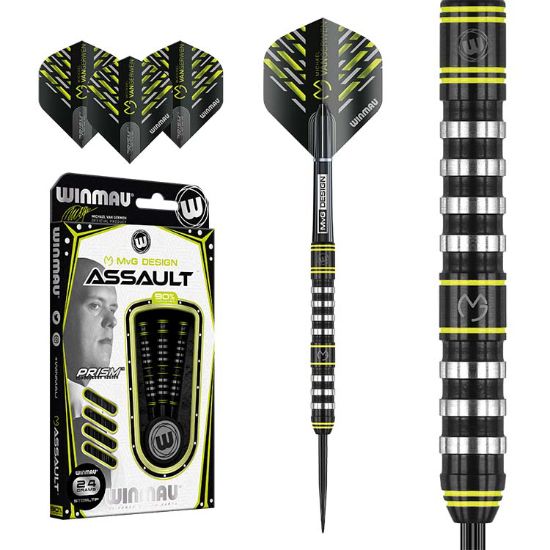 Bild von Winmau Michael van Gerwen Assault Steeldarts | Dartpfeile