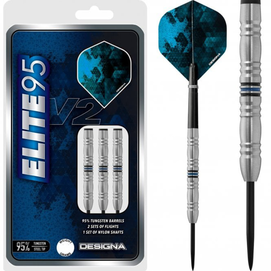 Image de Fleche Designa Elite 95 V2 Darts Steeltip -M2