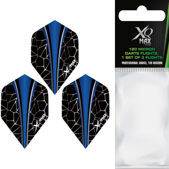 Picture of XQMAX 3X 120 MICRON PET DARTS FLIGHTS IN DESIGN 11