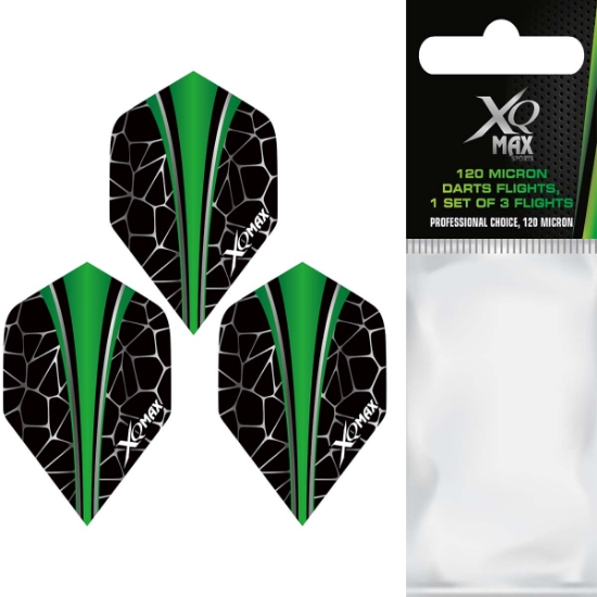 Picture of XQMAX 3X 120 MICRON PET DARTS FLIGHTS IN DESIGN 13