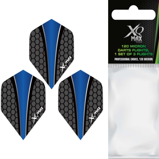 Picture of XQMAX 3X 120 MICRON PET DARTS FLIGHTS IN DESIGN 14
