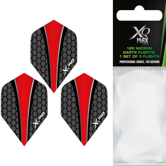Picture of XQMAX 3X 120 MICRON PET DARTS FLIGHTS IN DESIGN 15