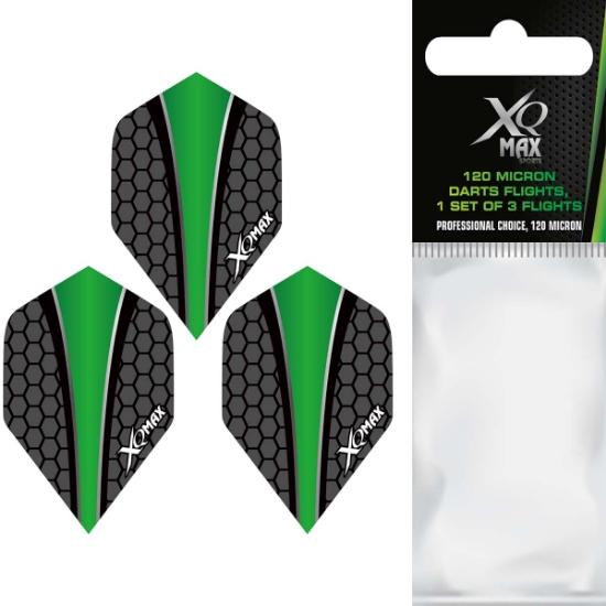 Picture of XQMAX 3X 120 MICRON PET DARTS FLIGHTS IN DESIGN 16