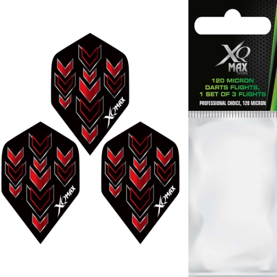 Picture of XQMAX 3X 120 MICRON PET DARTS FLIGHTS IN DESIGN 2