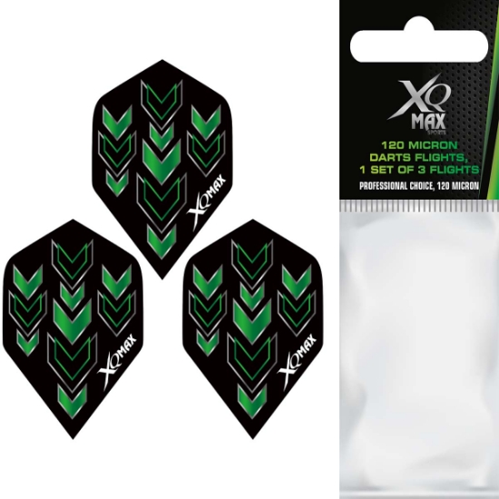 Picture of XQMAX 3X 120 MICRON PET DARTS FLIGHTS IN DESIGN 3