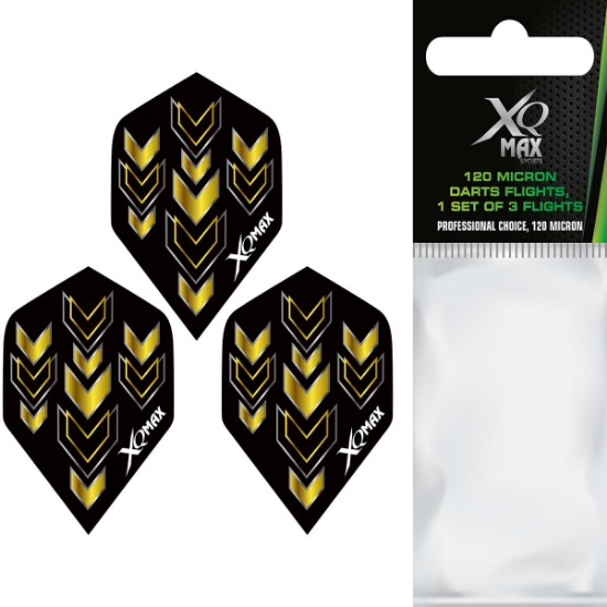 Picture of XQMAX 3X 120 MICRON PET DARTS FLIGHTS IN DESIGN 4