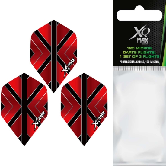 Picture of XQMAX 3X 120 MICRON PET DARTS FLIGHTS IN DESIGN 6
