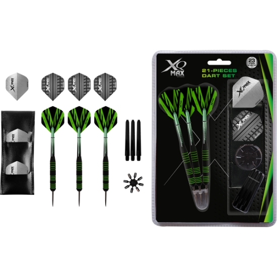 Picture of XQMAX DARTSET BK GN 23G