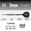 Picture of HARROWS SUPERGRIP QP TAPERED STEELTIP DARTPIJLEN 