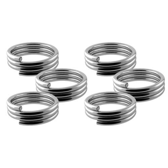 Shaft Springs-Rings Zilver 6 pcs