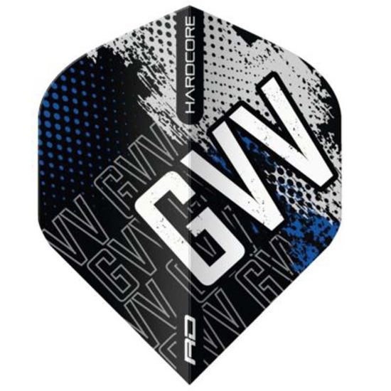 RED DRAGON GIAN VAN VEEN BLUE DART FLIGHT DARTSHOP DAS ROGGEL