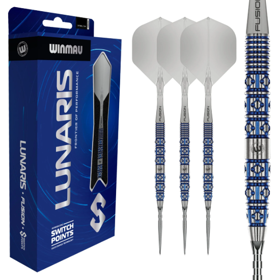 WINMAU LUNARIS TAPERED STEEL TIP DARTPIJLEN