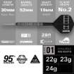 TARGET CHRIS DOBEY 95K - STEEL TIP DARTPIJLEN DARTSHOP DAS ROGGEL