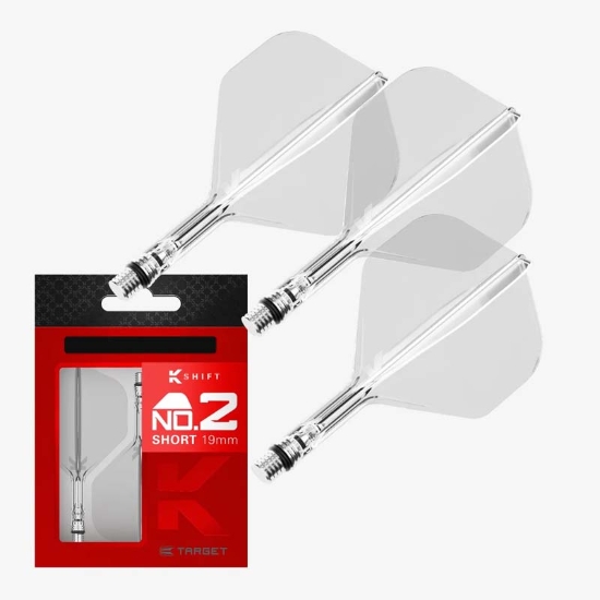 TARGET K-SHIFT CLEAR FLIGHT STD/NO2 DARTSHOP DAS ROGGEL