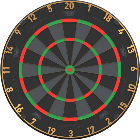 Bull's Advantage Black Dartboard
