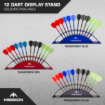 MISSION STATION 12 ACRYLIC DARTS DISPLAY
