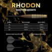MISSION RHODON DARTS STEEL TIP SET