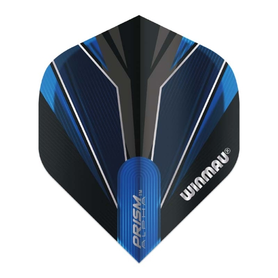 WINMAU PRISM ALPHA FLIGHT EXTRA THICK BLACK-BLUE