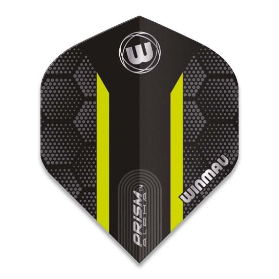 WINMAU PRISM ALPHA FLIGHT EXTRA THICK GREEN-BLACK