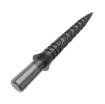 TOUCH POINT II  Steel Dart Points, V Cuts, Gun Grey dartshop das roggel