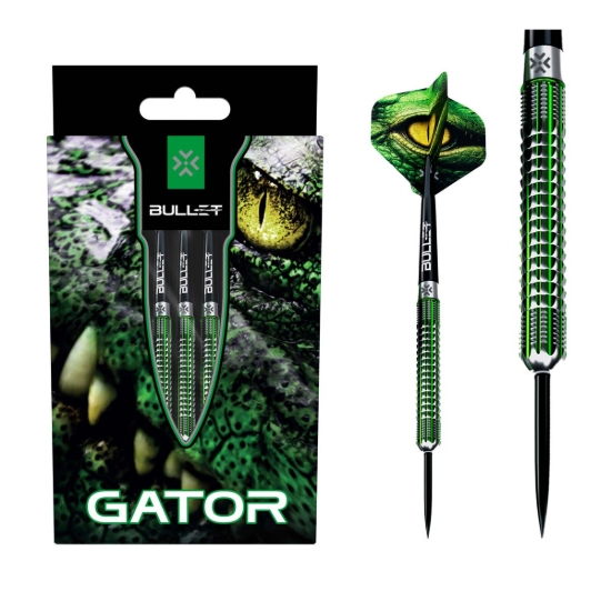 Bullet Gator 90% Tungsten Steel tip dartshop das roggel