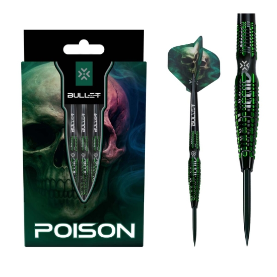 Bullet Poison 90% Tungsten Steel tip dartshop das roggel