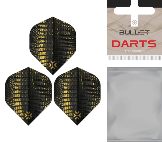 Bullet Gator Skin Flights Set of 3 dartshop das roggel