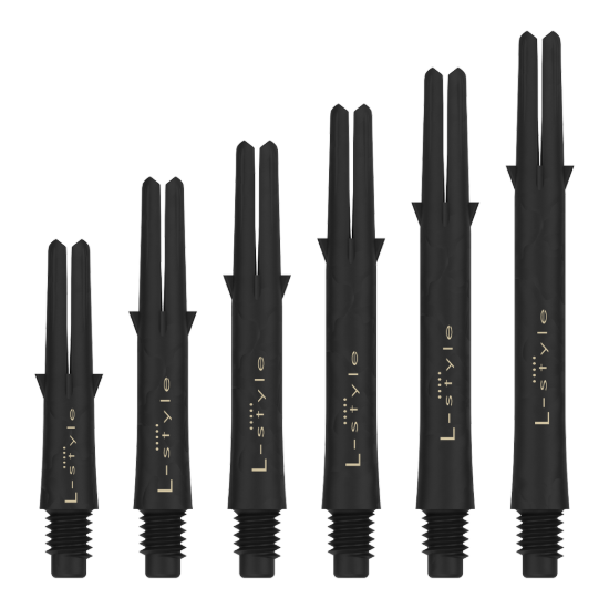 Bild von L-Style L-Shaft Carbon Lock Straight Dart Shafts Schwarz