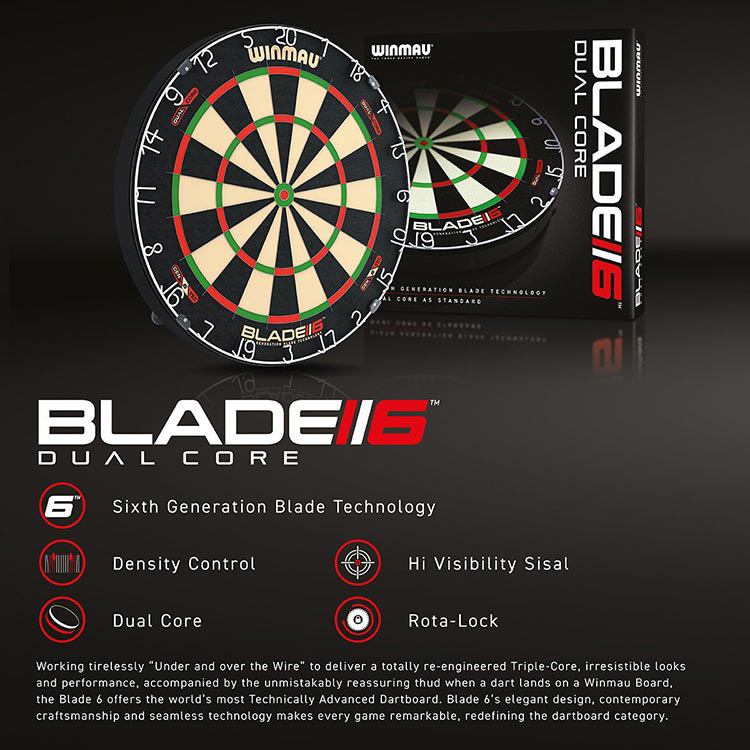Afbeeldingen van Winmau Blade 6 Dual Core Dartbord