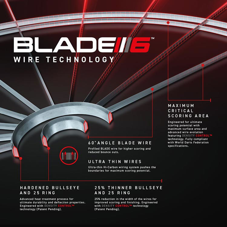 Winmau Blade 6 Triple Core DAS Roggel