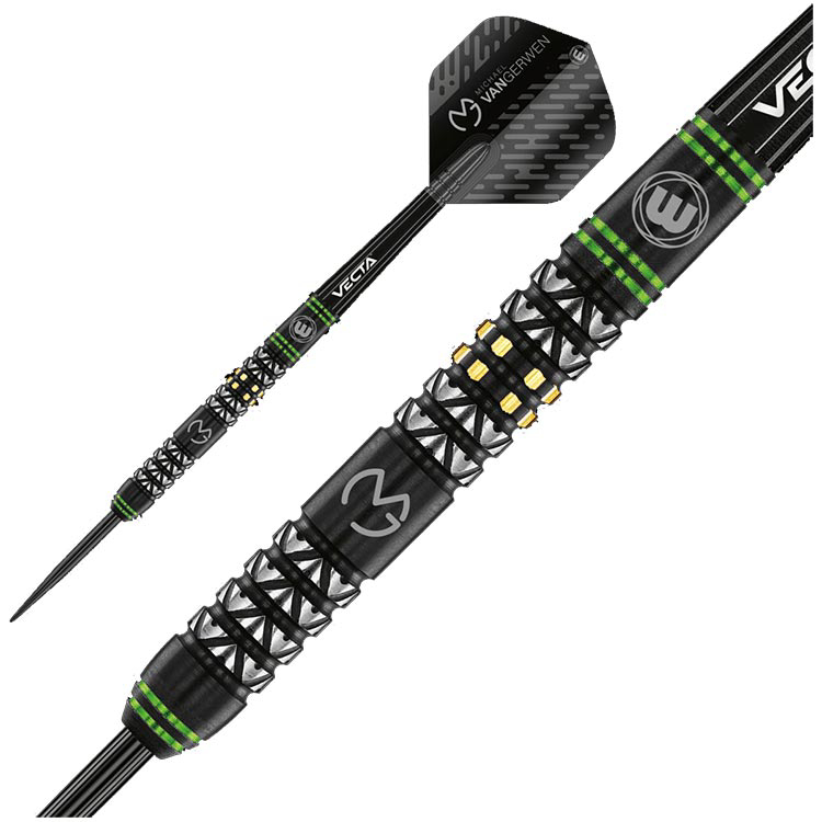 Afbeeldingen van Winmau Michael van Gerwen Vantage Steeltip Dartpijlen