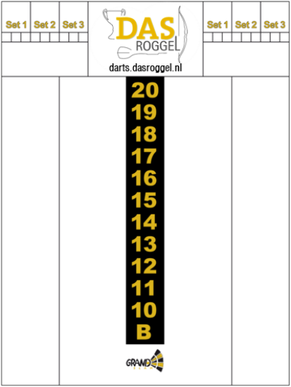 Picture of SCOREBORD-WHITEBOARDS  DAS 60x40 cm