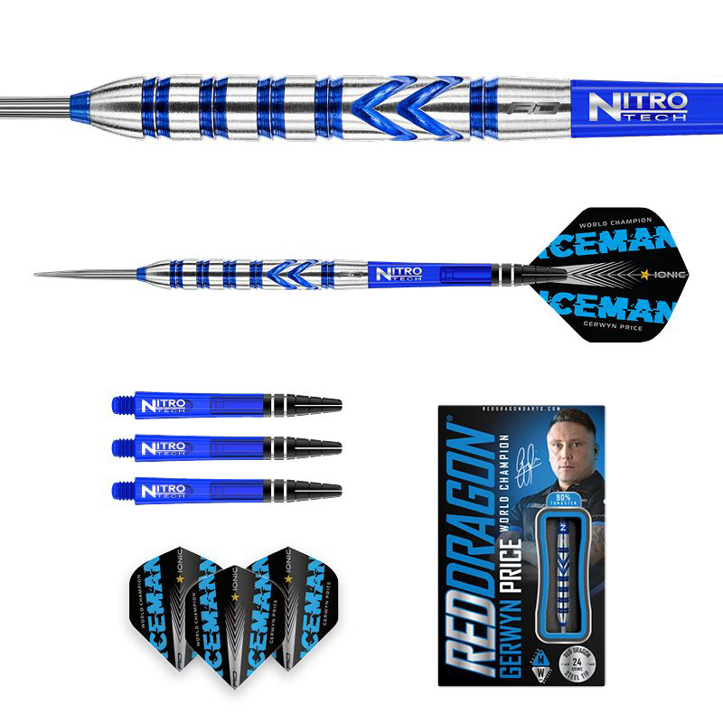 Bild von Red Dragon Gerwyn Price Blue Originals Steeldarts | Dartpfeile