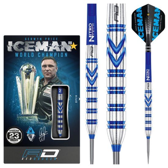 Bild von Red Dragon Gerwyn Price Blue Originals Steeldarts | Dartpfeile
