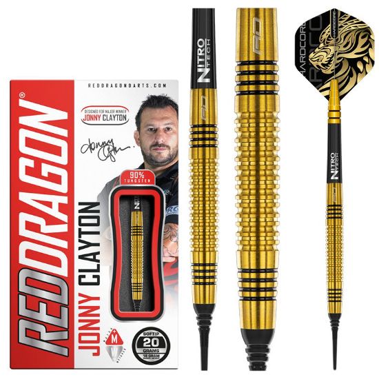 Afbeeldingen van Jonny Clayton Darts GOLDEN 90% - SOFTTIP