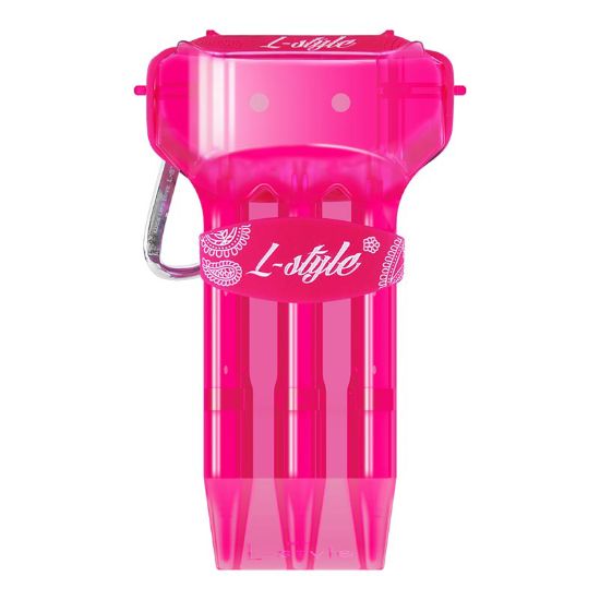 Afbeeldingen van L-STYLE KRYSTAL ONE PINK DART CASE
