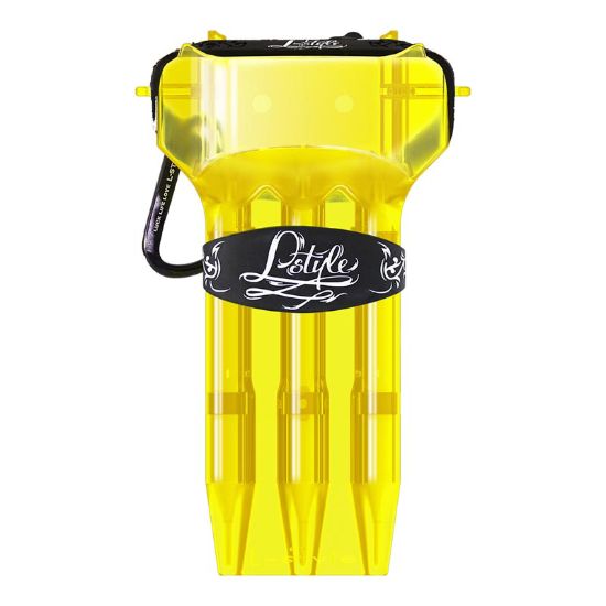 Afbeeldingen van L-STYLE KRYSTAL ONE YELLOW DART CASE