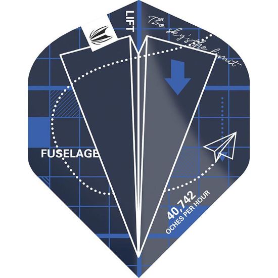 Picture of TARGET ULTRA PRO BLUEPRINT BLUE STD NO2 FLIGHTS