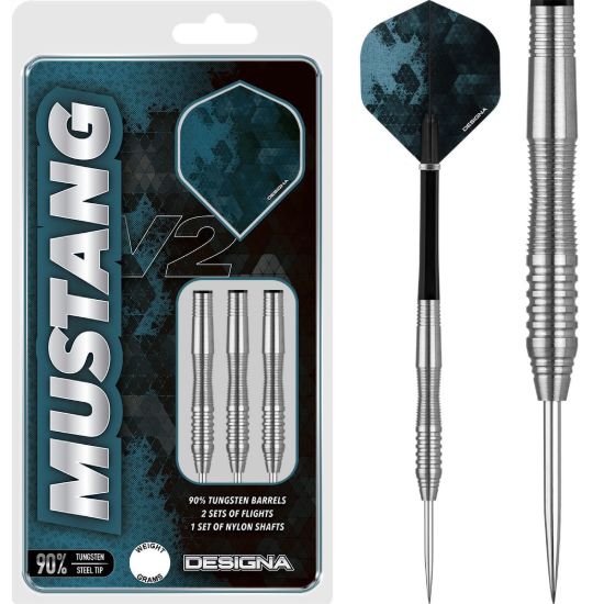 Afbeeldingen van Designa Mustang V2 Darts Steeltip -Scallop