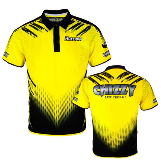 Picture of Harrows Dave Chisnall Dartshirt Yellow