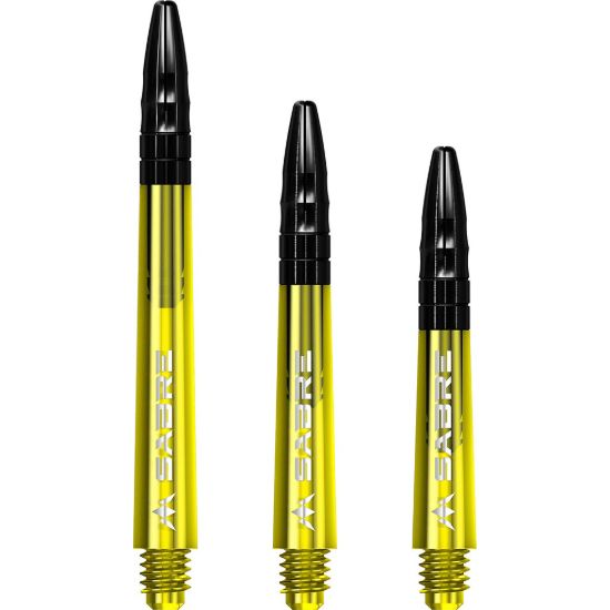 Afbeeldingen van Mission Sabre Polycarbonate Dart Shafts Geel