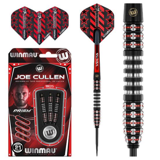 Afbeeldingen van Winmau Joe Cullen Ignition Series Steeltip Dartpijlen