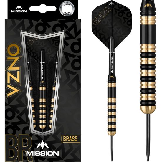 Afbeeldingen van Mission Onza Darts - M3 Black and Gold