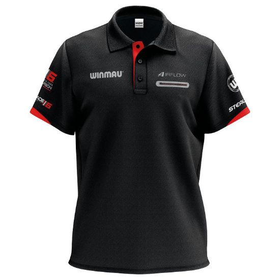 Afbeeldingen van WINMAU PRO LINE POLO BLACK