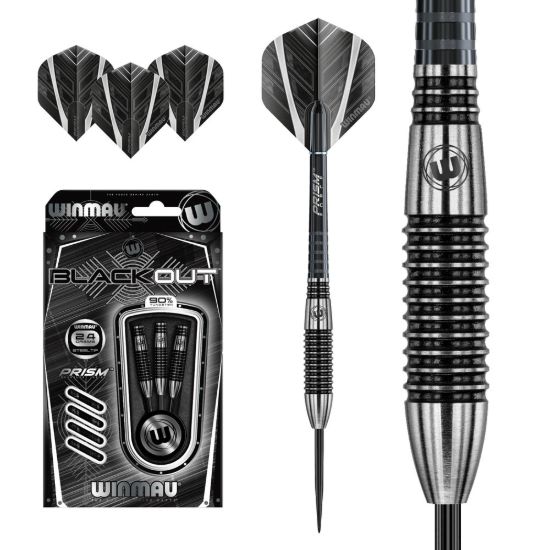 Bild von Winmau Blackout-Torpedo 90% Steeldarts | Dartpfeile