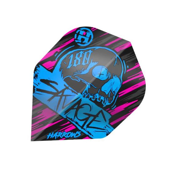 Picture of Harrows Savage Dart Flights Standard No2 Orange