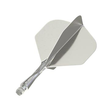 Afbeeldingen van Winmau Fusion Integrated Flight & Shaft Grey Smoke